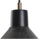 Meira 1 Light Matte Black Pendant Ceiling Light